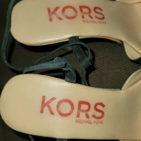 Michael Kors Lace Up High Heel Sandals - Picture 7 of 13